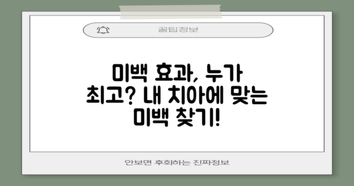 미백, 누가 가장 효과 볼까?