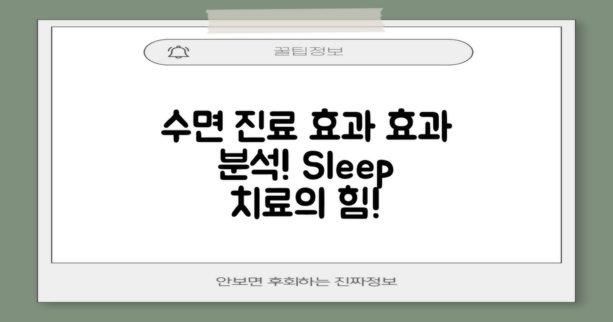 수면 진료의 효과 분석