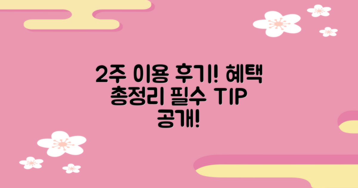 2주 이용 후기 총정리