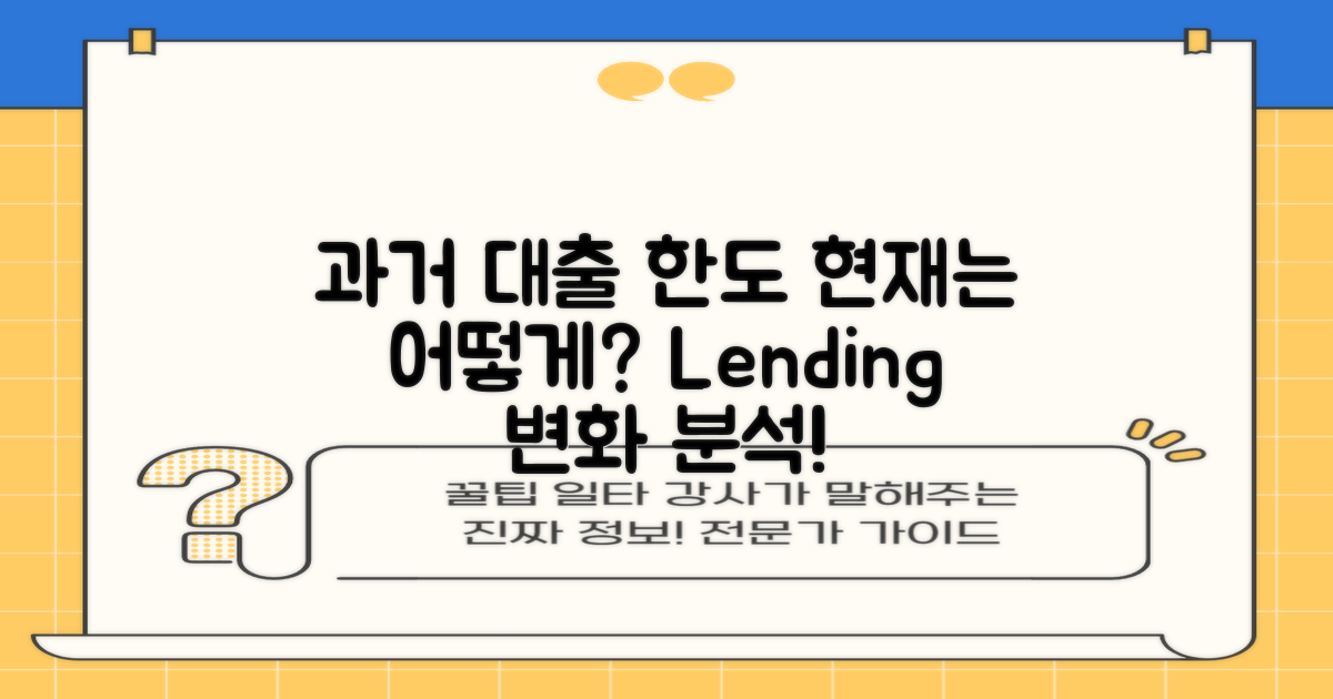 과거 대출 한도와 현재