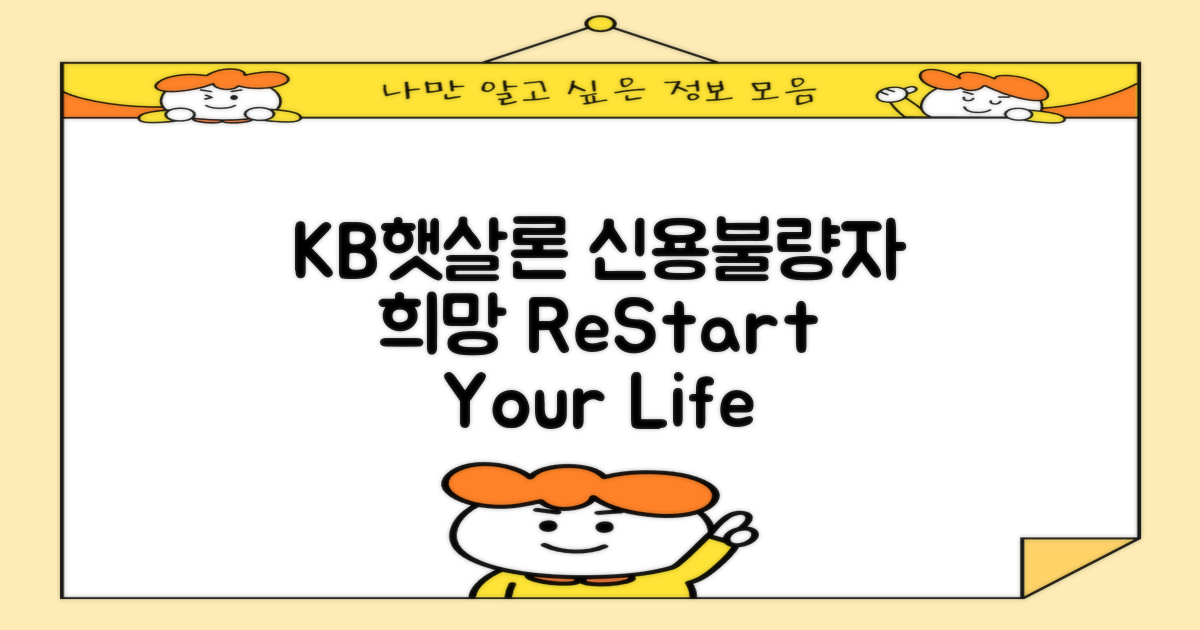 신용불량자, 희망의 빛 KB햇살론