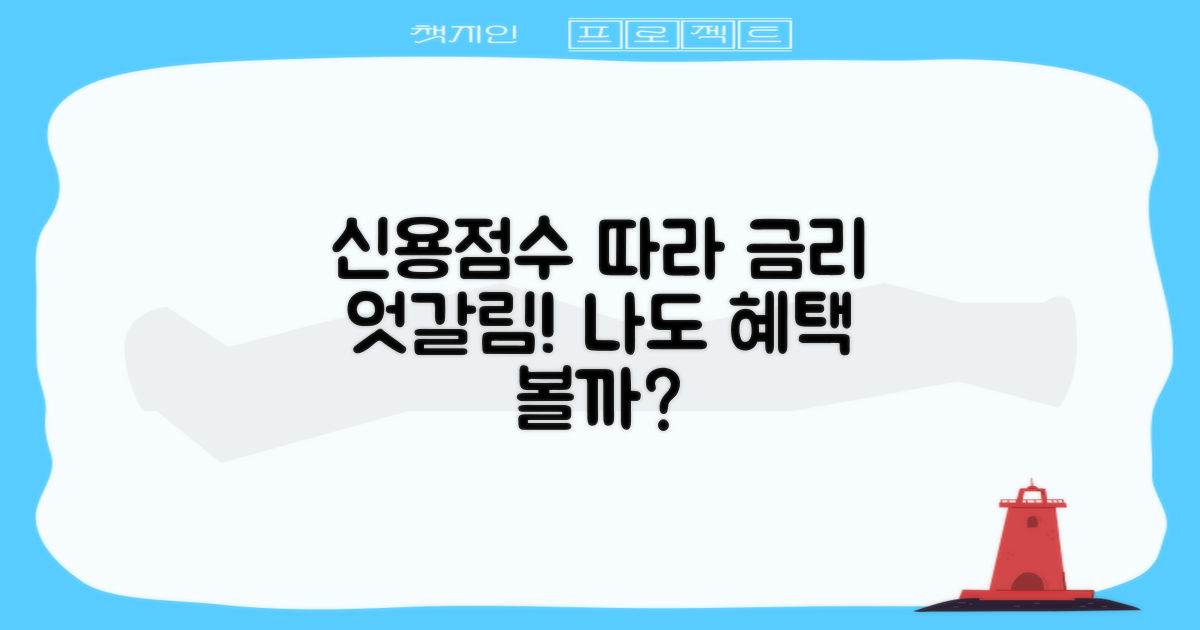 신용점수 따라 금리 희비